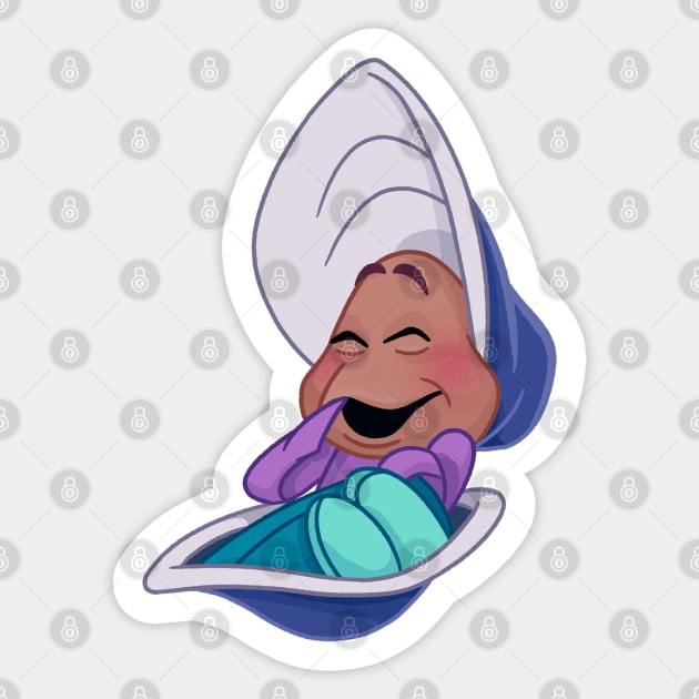 Happy Clam Sticker by Fransisqo82